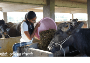 श्रद्धेने 80 म्हशींचा सांभाळ करणारी युवती ;श्रद्धा ढवण 8 world women’s day
