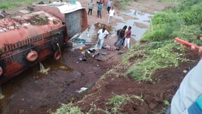ashti tankar accident