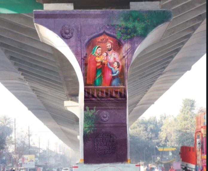 ahmednagar flyover shivsrushti