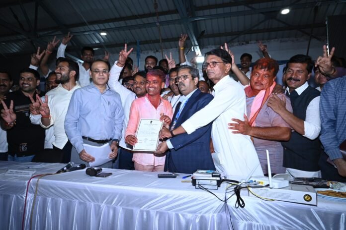 ahmednagar loksabha election result nilesh lanke ncp wins