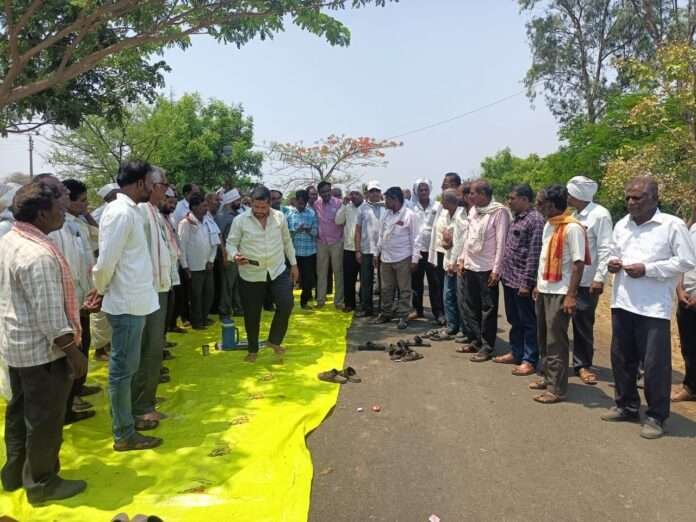 farmers opposes shaktipeeth highway in beed